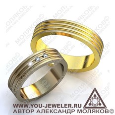 obr006 обручальное кольцо<br> VILIANA