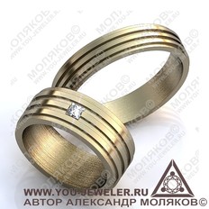 obr010 обручальное кольцо<br> ONESTA