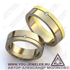obr042 обручальное кольцо<br> GAURY