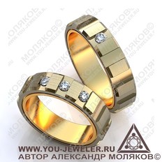obr028 обручальное кольцо<br> ULANI