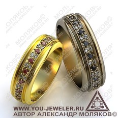 obr057 обручальное кольцо<br> HRISANTA