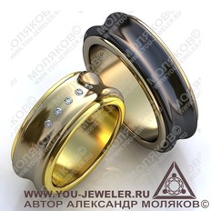 obr045 обручальное кольцо<br> DALIOSA