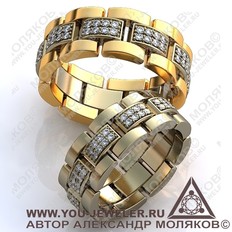 obr108 обручальное кольцо <br>АЛЯ РОЛЕКС 1