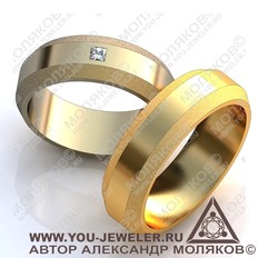 obr062 обручальное кольцо<br>MELEZIO