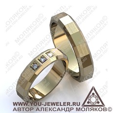 obr013 обручальное кольцо<br> LEONIA
