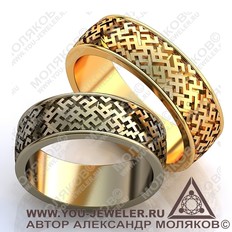 obr173 обручальное кольцо<br> VELIMIRA