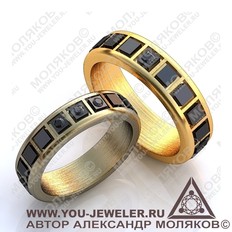 obr027 обручальное кольцо<br> ANELA