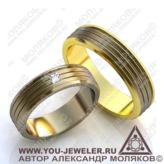 obr011 обручальное кольцо<br> NORINA